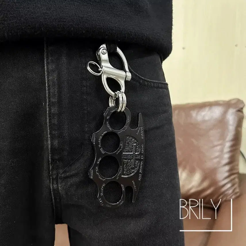 [BUNJANG] COY Power Knuckle Hook Keyring Bag Charm / [Unisex] COY 파워 너클 후크 키링 열쇠고리 백참