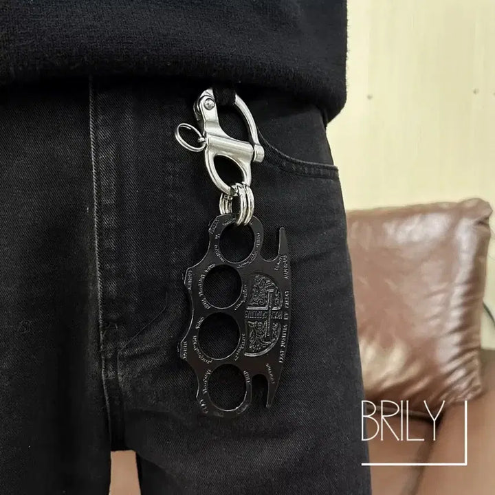 [BUNJANG] COY Power Knuckle Hook Keyring Bag Charm / [Unisex] COY 파워 너클 후크 키링 열쇠고리 백참