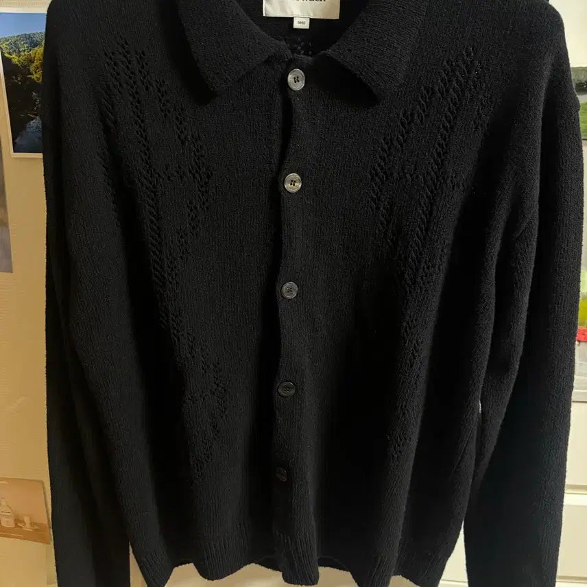 [BUNJANG] Toniq Wek Punching Collar Cardigan L / 토니웩 펀칭 카라 가디건 L (사이즈표첨부)