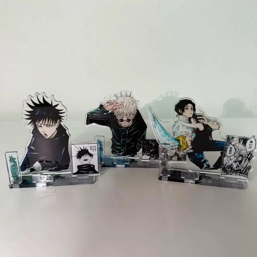 [BUNJANG] Jujutsu Kaisen Gojo Megumi Yuta Acrylic Stand Bundle Set / 주술회전 고죠 메구미 유타 아크릴 일괄