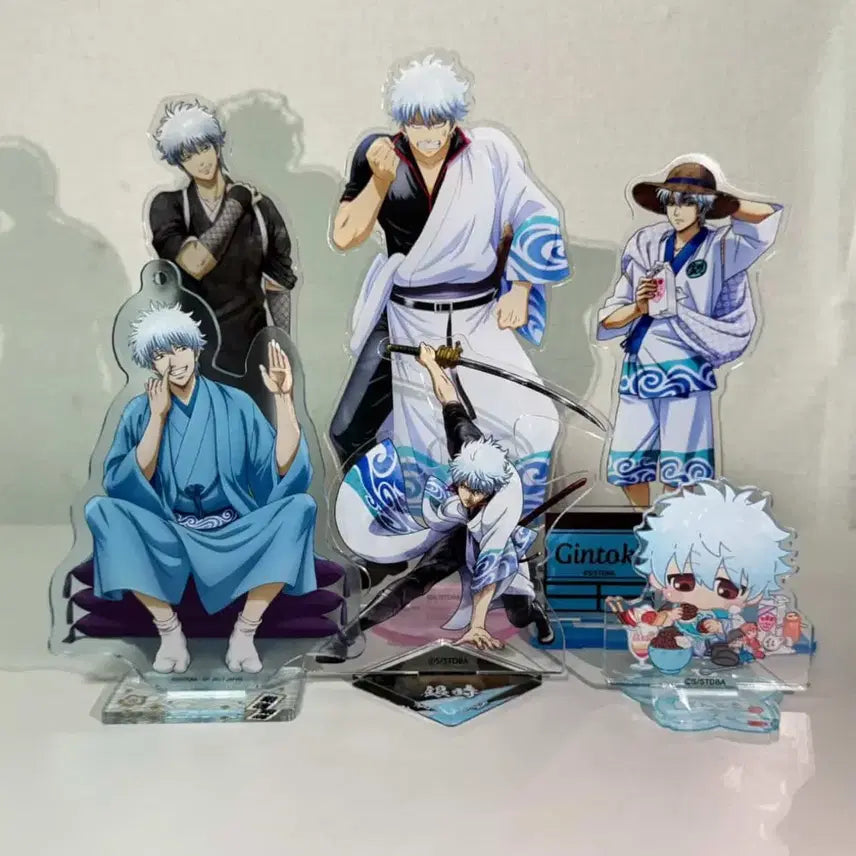 [BUNJANG] Gintama Gintoki Acrylic Stand Bundle Set / 은혼 긴토키 아크릴 스탠드 일괄