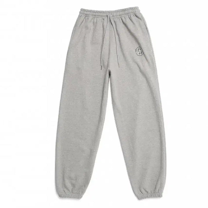 [BUNJANG] D.SOH Circle Stack Logo Long Wide Pants Gray / 디쏘에이치 서클 스택 로고 롱 와이드 팬츠 그레이(1사이즈)