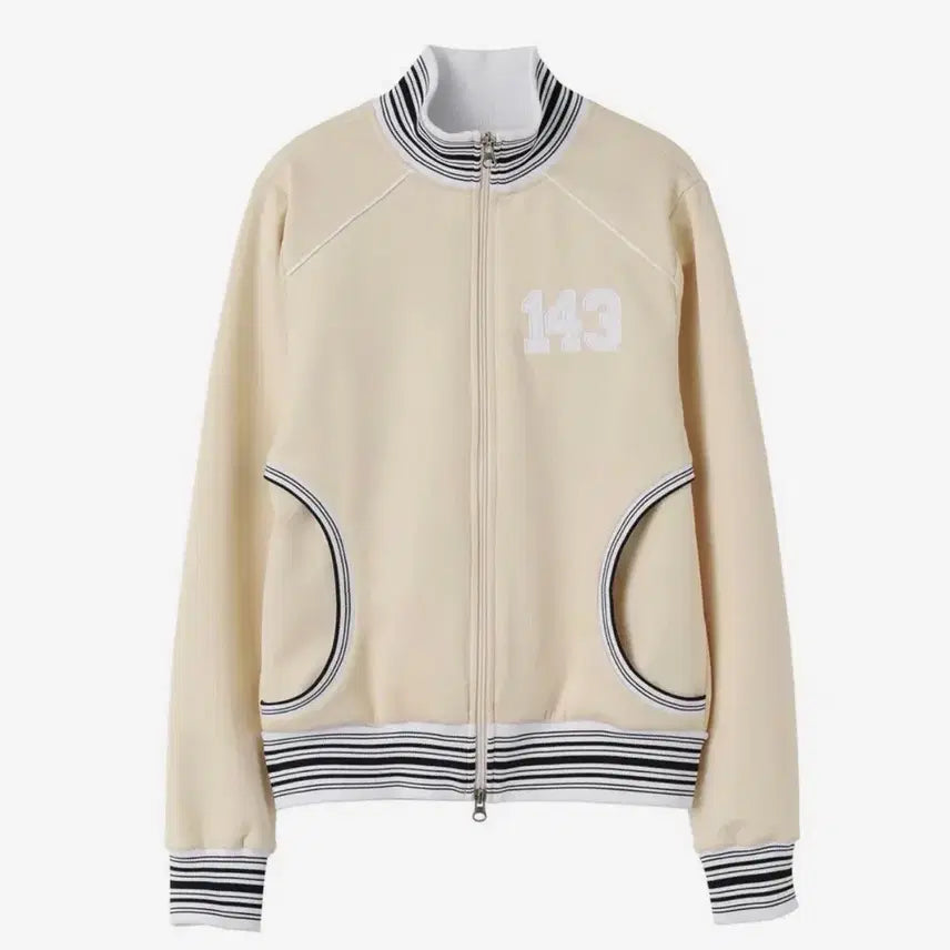 [BUNJANG] Sculptor Stripe Track Zip-Up Jacket / 스컬프터 Stripe Track Zip-Up Raw