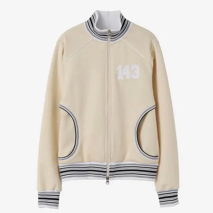 [BUNJANG] Sculptor Stripe Track Zip-Up Jacket / 스컬프터 Stripe Track Zip-Up Raw