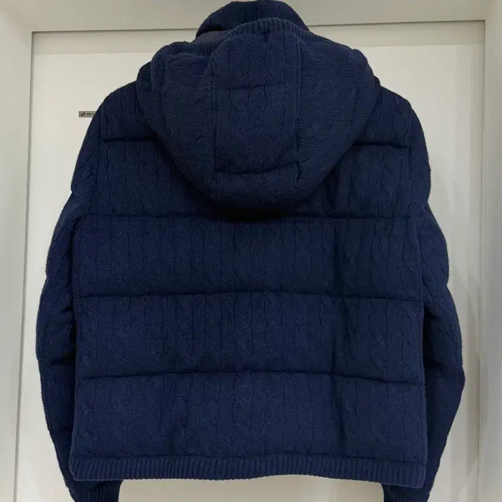 [BUNJANG] Polo Ralph Lauren Cable Knit Wool Cashmere Padded Jacket (M) / 폴로 랄프로렌 케이블니트 울 캐시미어 패딩 자켓 m
