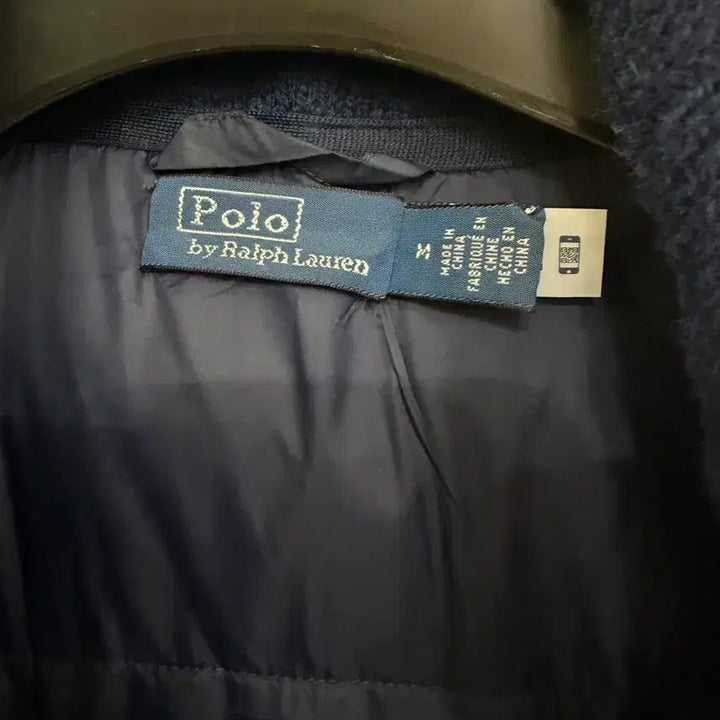 [BUNJANG] Polo Ralph Lauren Cable Knit Wool Cashmere Padded Jacket (M) / 폴로 랄프로렌 케이블니트 울 캐시미어 패딩 자켓 m