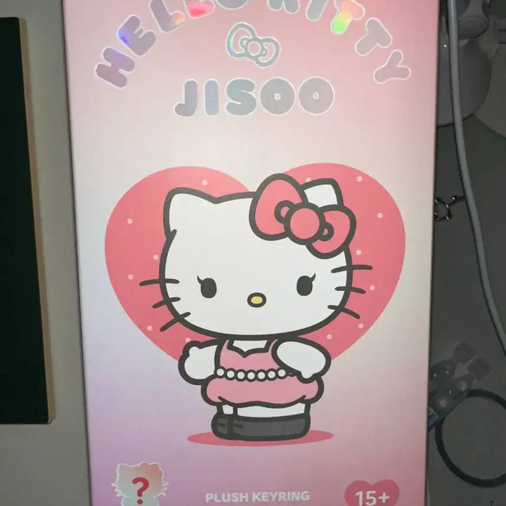 [BUNJANG] Jisoo Hello Kitty Pink Gray Doll / 지수 헬로키티 콜라보 핑크그레이 인형 양도