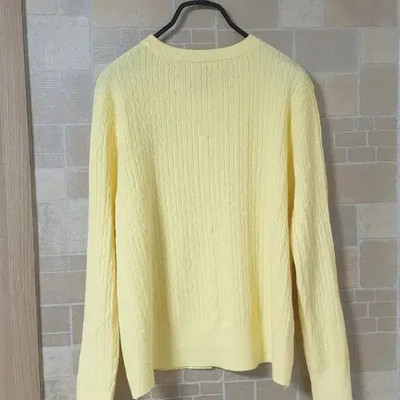 [BUNJANG] Yellow Knit Cardigan / 여성 노랑가디건(새옷)