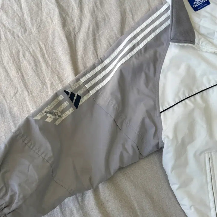 [BUNJANG] Adidas Old School Side Line Quilted Jumper / 아디다스 올드스쿨 사이드라인 누빔 점퍼 100(105)