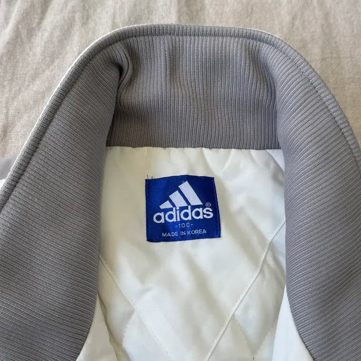 [BUNJANG] Adidas Old School Side Line Quilted Jumper / 아디다스 올드스쿨 사이드라인 누빔 점퍼 100(105)