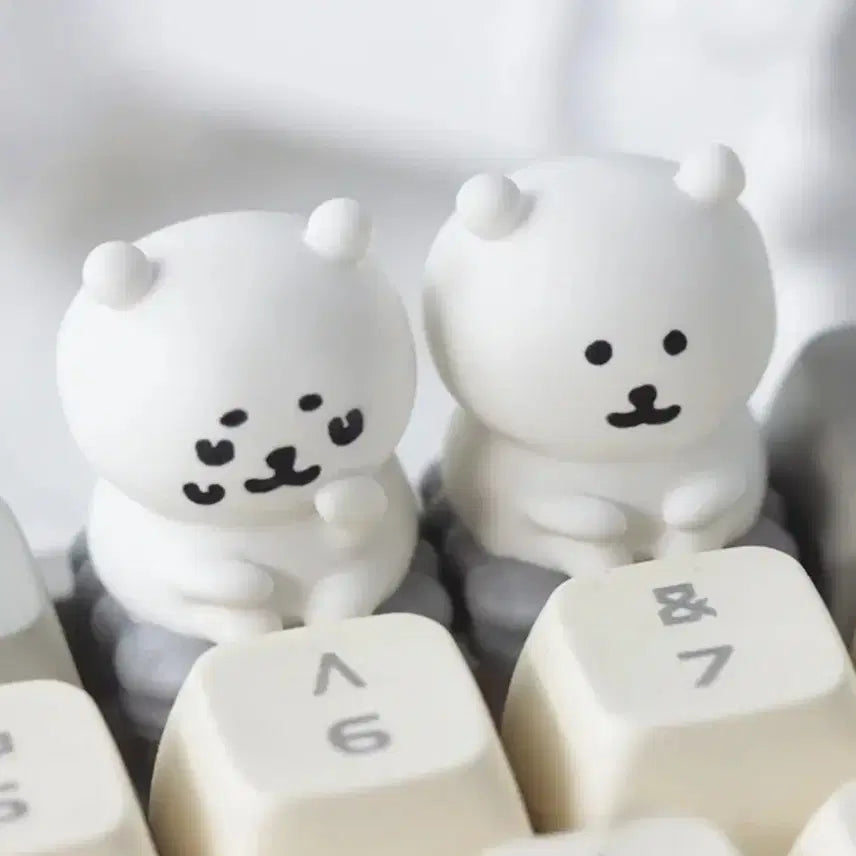 [BUNJANG] Nagano Market Nongdamgom Figure (Sad Ver) Keycap / 농담곰 키캡 피규어 (슬픔ver) 나가노마켓 치이카와 먼작귀 담곰이