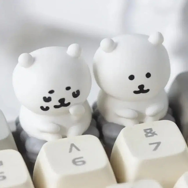 [BUNJANG] Nagano Market Nongdamgom Figure (Sad Ver) Keycap / 농담곰 키캡 피규어 (슬픔ver) 나가노마켓 치이카와 먼작귀 담곰이