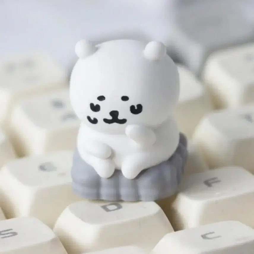 [BUNJANG] Nagano Market Nongdamgom Figure (Sad Ver) Keycap / 농담곰 키캡 피규어 (슬픔ver) 나가노마켓 치이카와 먼작귀 담곰이