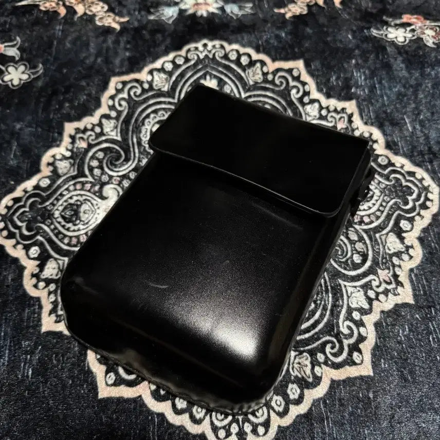 [BUNJANG] Black Vegan Leather Mini Crossbody Bag / 레더 미니백