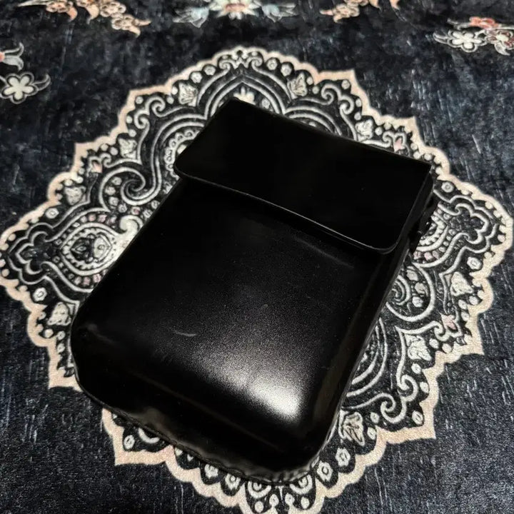 [BUNJANG] Black Vegan Leather Mini Crossbody Bag / 레더 미니백