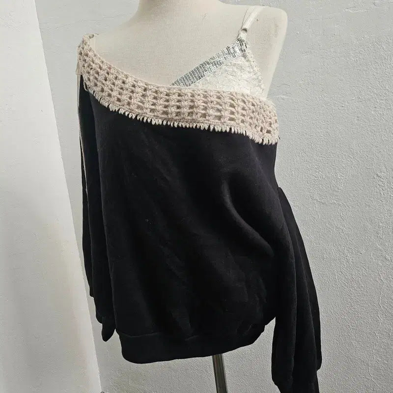 [BUNJANG] HM Cotton Blouse - Black / HM 블라우스 여 66 J6021