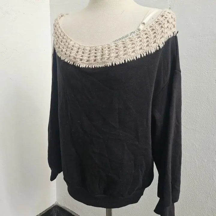 [BUNJANG] HM Cotton Blouse - Black / HM 블라우스 여 66 J6021