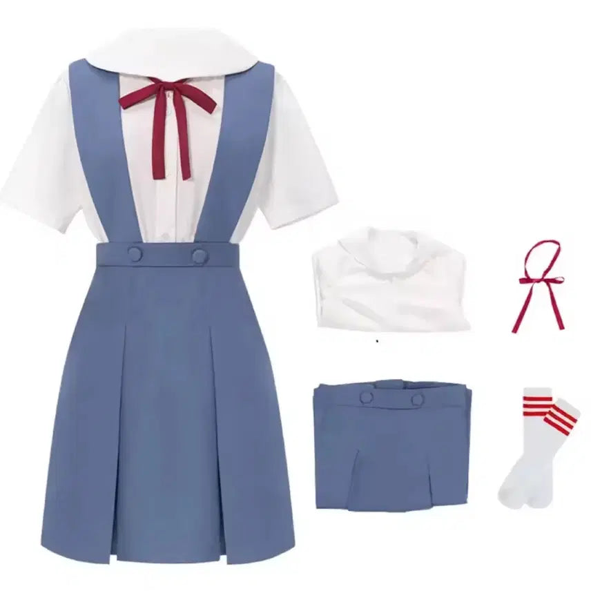 [BUNJANG] Evangelion Rei Ayanami Full Set Cosplay Costume / 에반게리온 레이 풀세트 팔아요