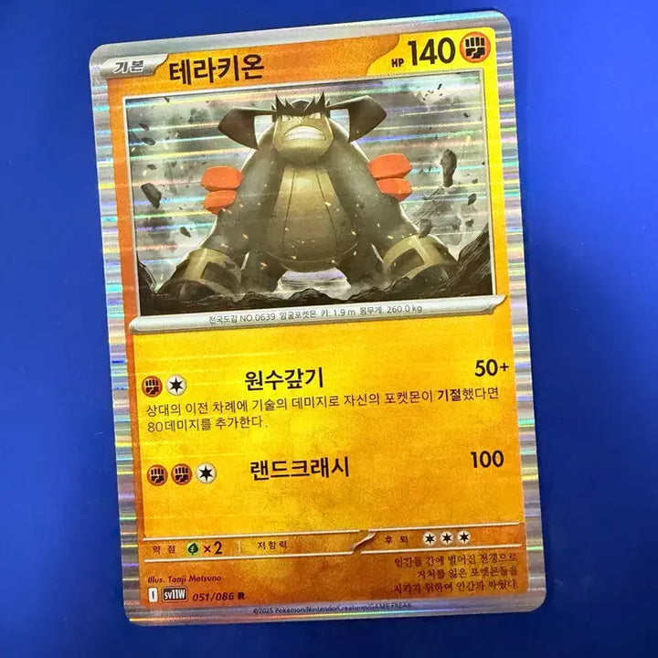 [BUNJANG] Pokemon Terrakion Card / 포켓몬카드 테라키온 카드