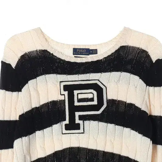[BUNJANG] Polo Ralph Lauren Punk Stripe Knit Top / 폴로 랄프로렌 펑크 스트라이프 니트/여성M/TTKZHA2019