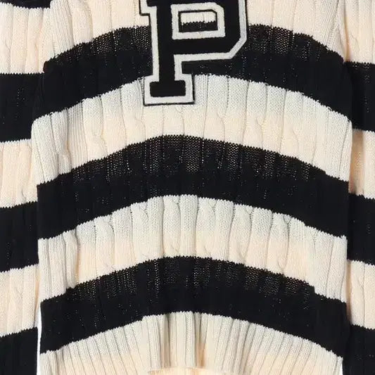 [BUNJANG] Polo Ralph Lauren Punk Stripe Knit Top / 폴로 랄프로렌 펑크 스트라이프 니트/여성M/TTKZHA2019