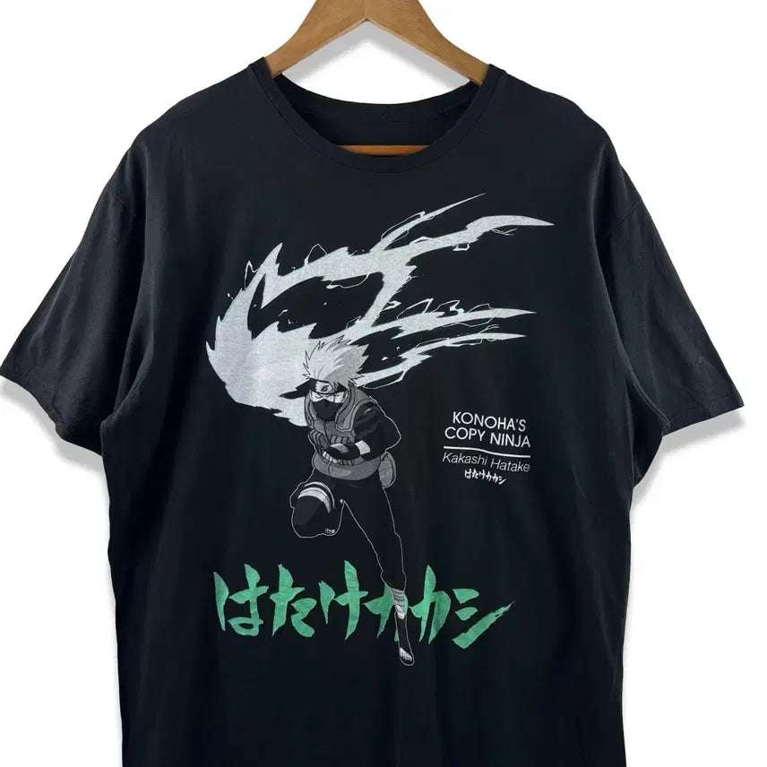 [BUNJANG] Naruto Kakashi Copy Ninja Graphic T-shirt / 나루토 오피셜 카카시 카피닌자 그래픽 티셔츠2064