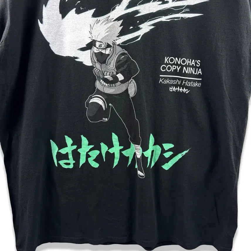 [BUNJANG] Naruto Kakashi Copy Ninja Graphic T-shirt / 나루토 오피셜 카카시 카피닌자 그래픽 티셔츠2064