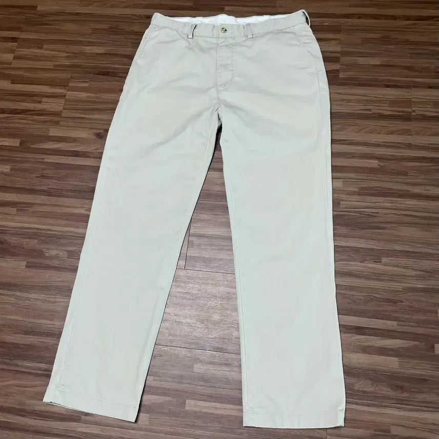 [BUNJANG] Polo Ralph Lauren Classic Fit Ivory Chino Pants / 폴로 랄프로렌 클래식핏 아이보리 치노 팬츠 34 35