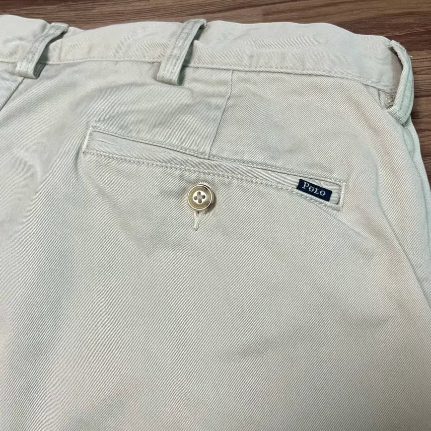 [BUNJANG] Polo Ralph Lauren Classic Fit Ivory Chino Pants / 폴로 랄프로렌 클래식핏 아이보리 치노 팬츠 34 35