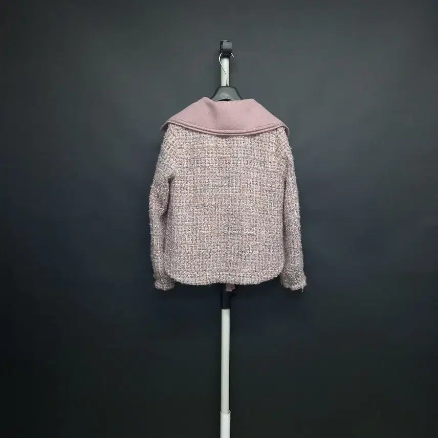 [BUNJANG] Balenciaga Tweed Padded Jacket / 발렌시아 춘추동 트위드 얇은 패딩 점퍼 55