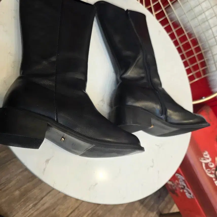 [BUNJANG] APTO Black Long Boots 235mm / APTO 블랙 롱부츠 235mm