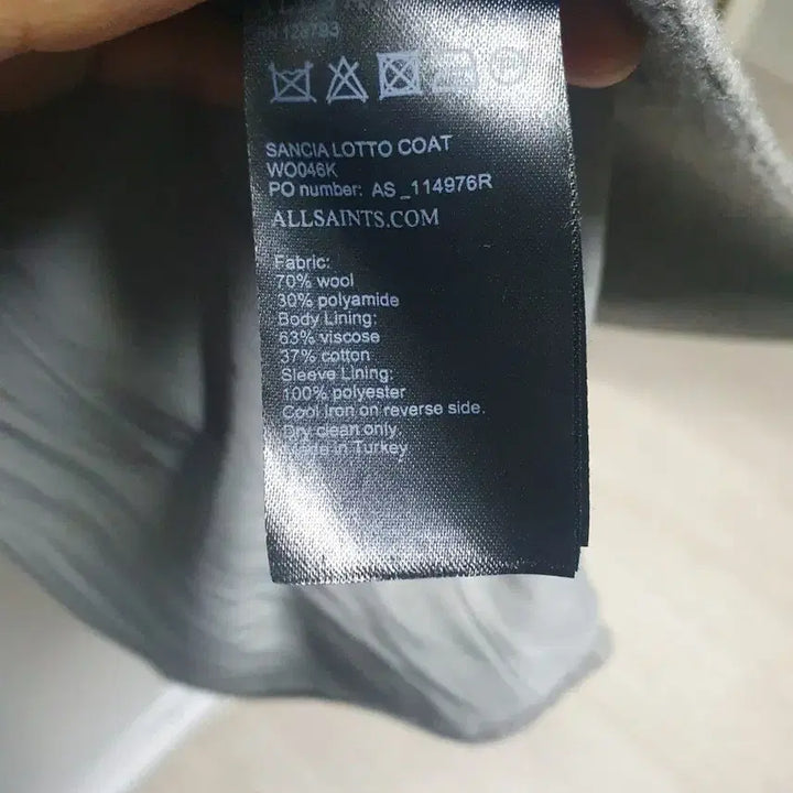 [BUNJANG] AllSaints Oversized Gray Wool Coat / 올세인츠 AllSaints 오버핏 그레이 울 코트 기본템