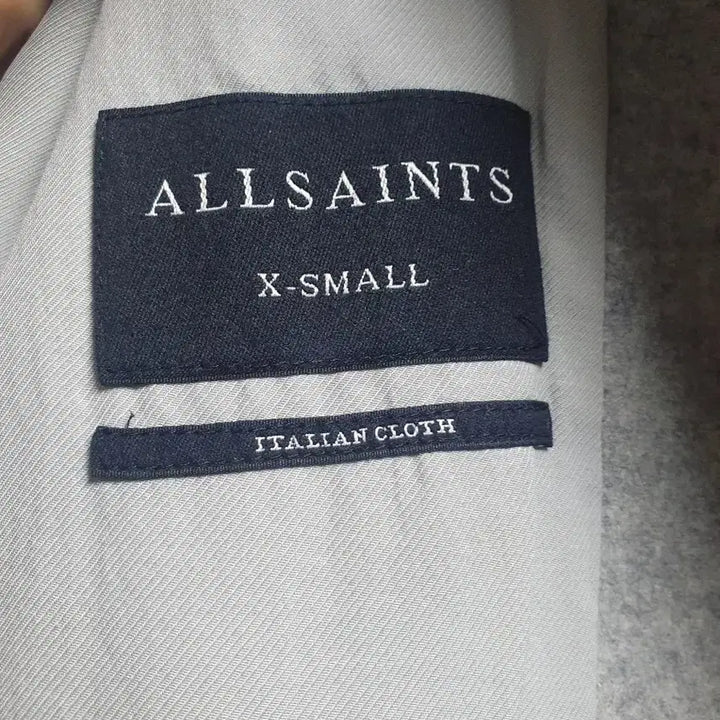 [BUNJANG] AllSaints Oversized Gray Wool Coat / 올세인츠 AllSaints 오버핏 그레이 울 코트 기본템