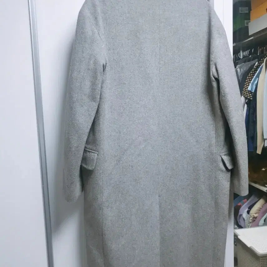 [BUNJANG] AllSaints Oversized Gray Wool Coat / 올세인츠 AllSaints 오버핏 그레이 울 코트 기본템