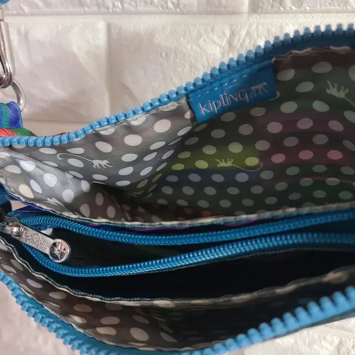 [BUNJANG] Kipling Stripe Crossbody Bag / 키플링 스트라이프 크로스백