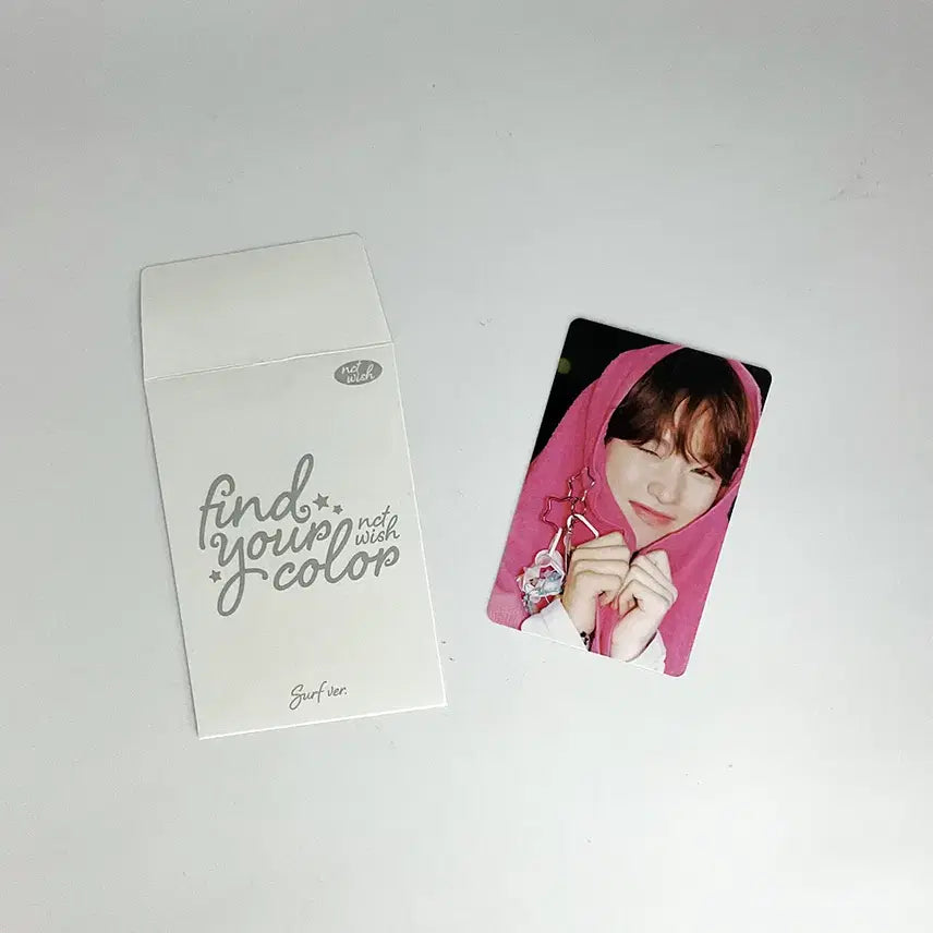 [BUNJANG] NCT WISH Sakuya Find Your Color Photocard / 엔시티위시 사쿠야 파인드유어컬러 포카 포토카드