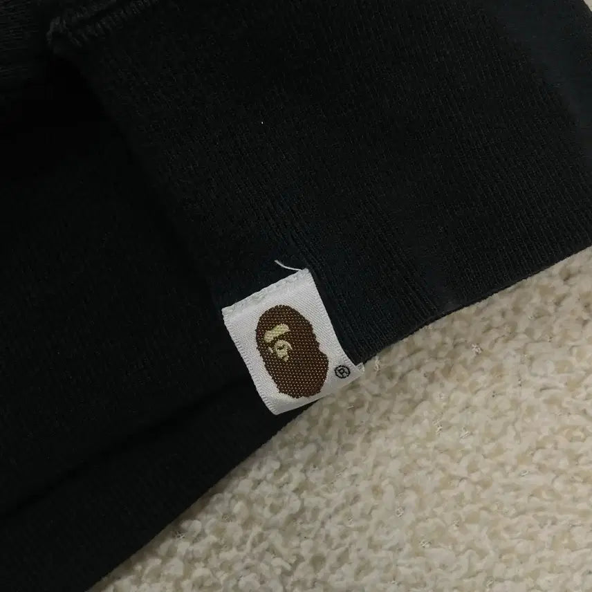 [BUNJANG] Bape Baby Milo Hoodie Black / 베이프 Bape 베이비마일로 후드티 블랙