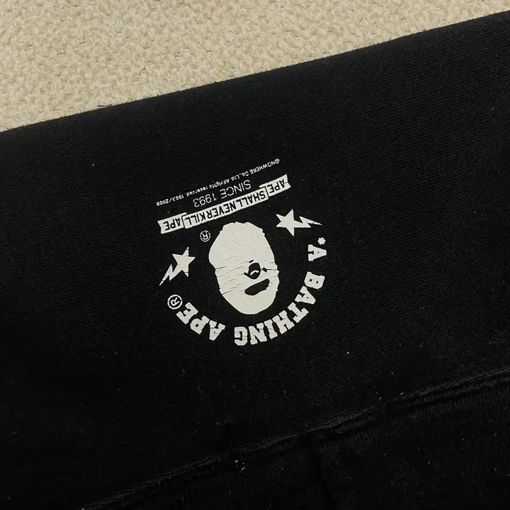 [BUNJANG] Bape Baby Milo Hoodie Black / 베이프 Bape 베이비마일로 후드티 블랙