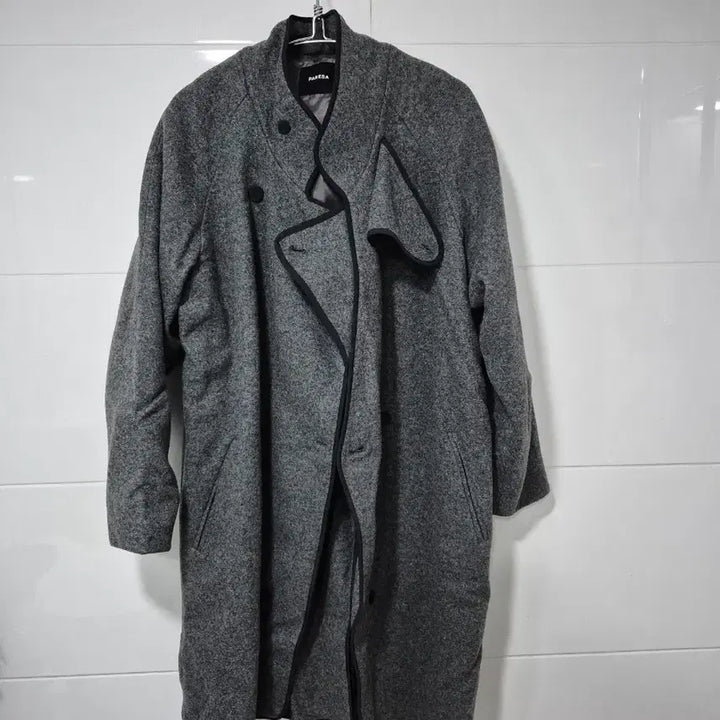 [BUNJANG] PARESA Gray Long Coat / PARESA 회색 롱 코트 66ㅡ77
