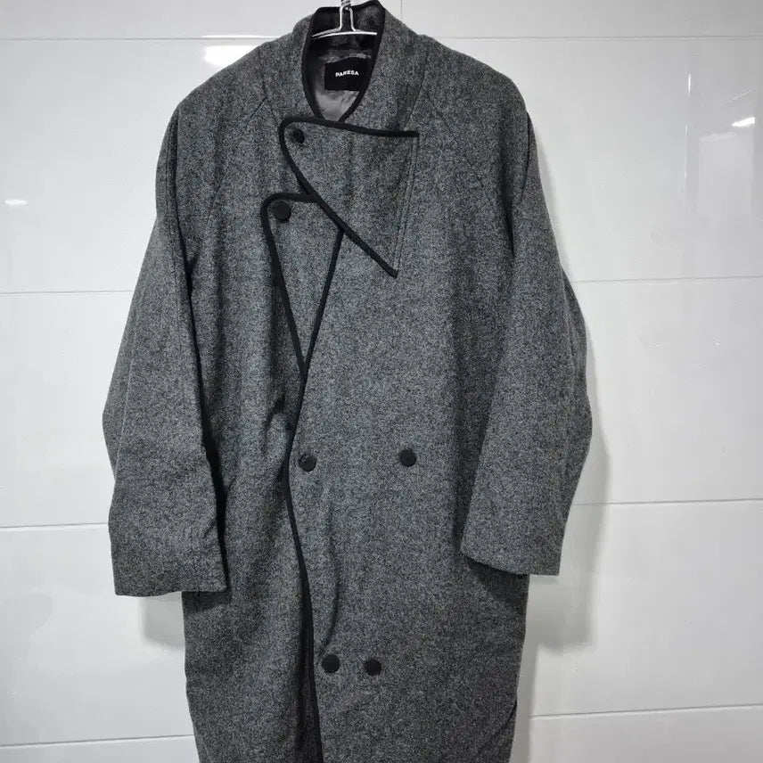 [BUNJANG] PARESA Gray Long Coat / PARESA 회색 롱 코트 66ㅡ77