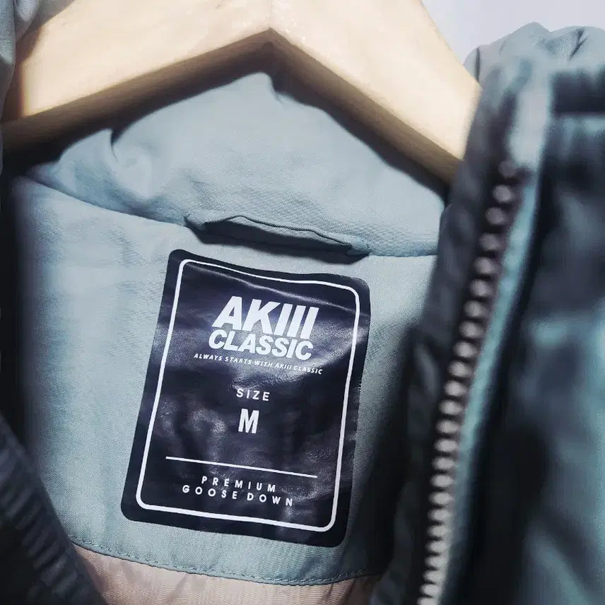 [BUNJANG] Aiki Classic Blue Green Goose Down Puffer Jacket - Men&