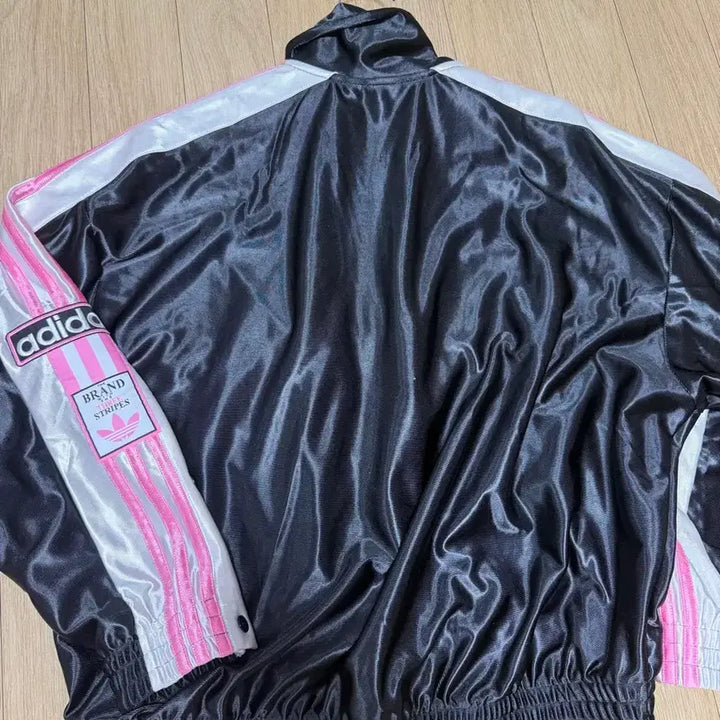 [BUNJANG] Adidas ABRK Track Top Black/Pink / 아디다스 ABRK 트랙탑 블랙/핑크