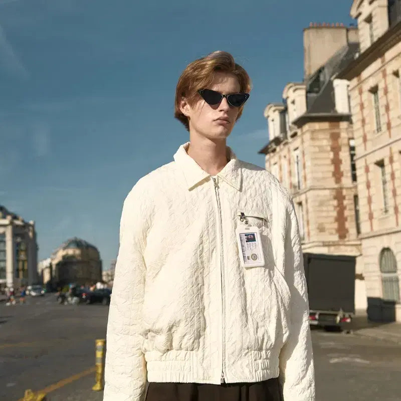 [BUNJANG] stu Padded Jacket Cream L Size / stu Padded Jacket Cream 패디드 자켓 크림