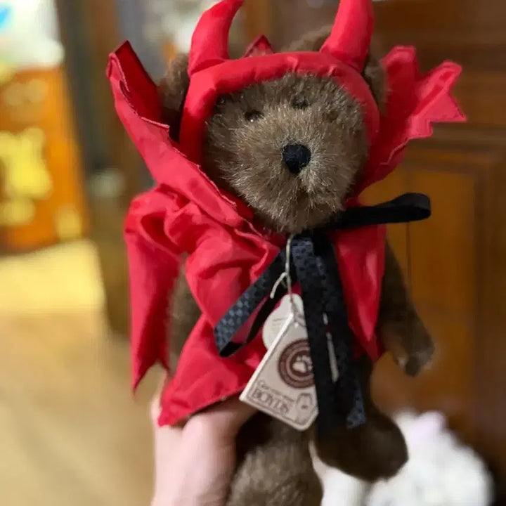 [BUNJANG] Boyds Bears Devil Bear Red Cape / 보이즈베어 데빌 곰인형 빨간 망토