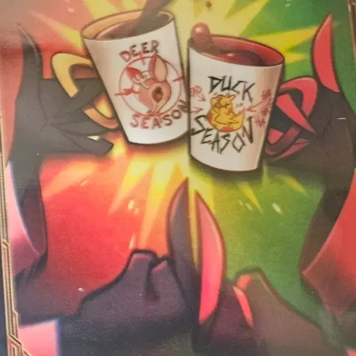 [BUNJANG] Hazbin Hotel DAD MUGS Alastor Lucifer Trading Card / 해즈빈호텔 트레이딩카드 대드머그 DAD MUGS 논포일 알래스터 루시퍼
