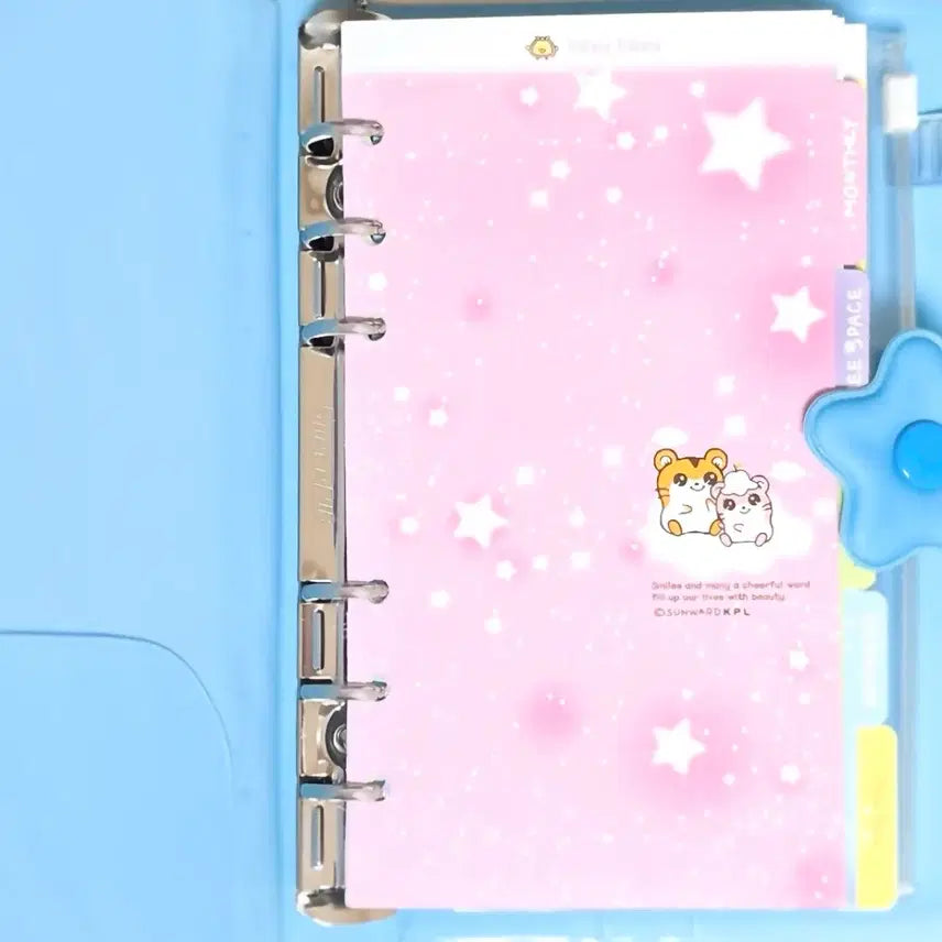[BUNJANG] Ham Ham Story Hamster Six-Hole Diary / 고전문구 하무하무스토리 햄스터 육공다이어리
