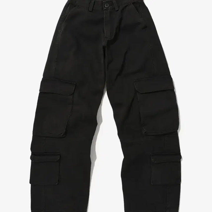 [BUNJANG] Suede Two Pocket Cargo Pants Black L / 스웨이드 투 포켓 카고 팬츠 블랙 L