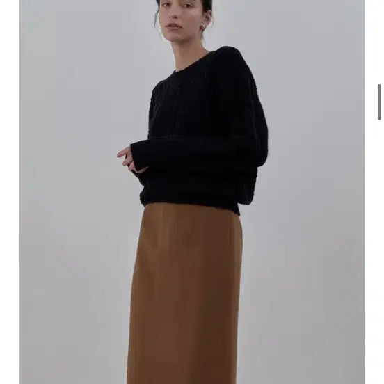 [BUNJANG] Gongdreen Monet Wool Skirt Camel M Size / 공드린 모네 울 스커트 카멜 m사이즈