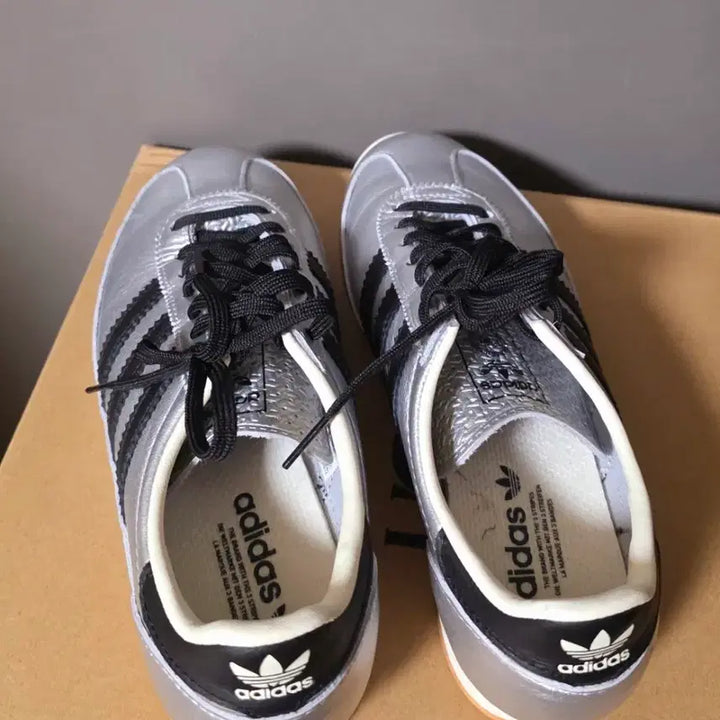 [BUNJANG] Adidas SL72 Silver Sneakers (235) / 아디다스 SL72 실버 JH6363 (235)