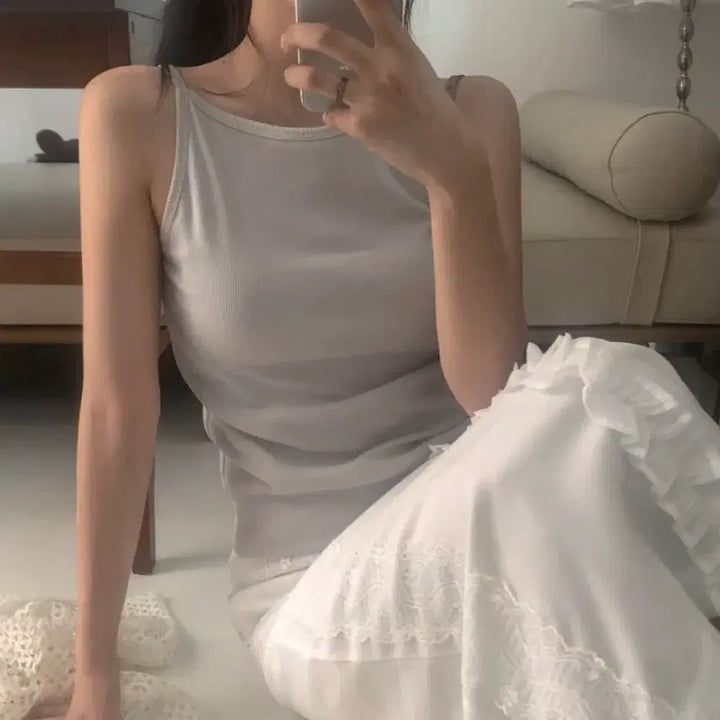 [BUNJANG] Near Wear Boat Neck Tank Top / 니어웨어 보트넥 나시